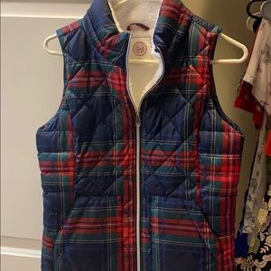 Plaid Winter Vest
